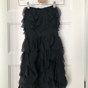 Guess strapless little black dress